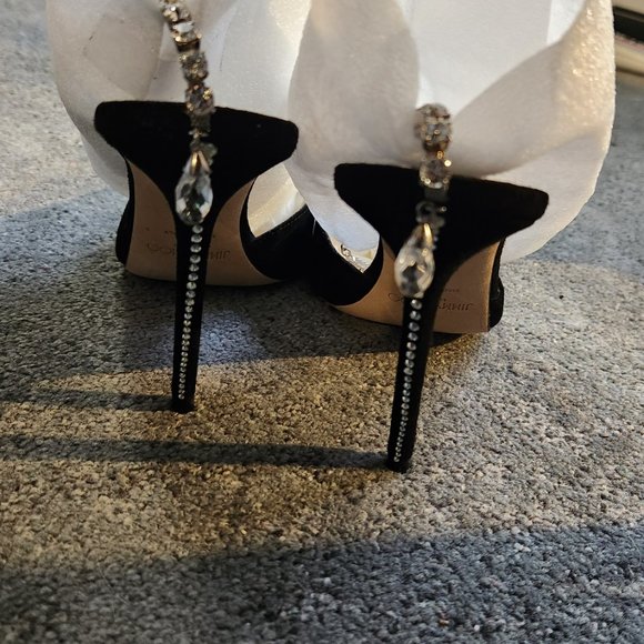 Saeda 100 Jimmy Choos Size 40 1/2 - Picture 12 of 14